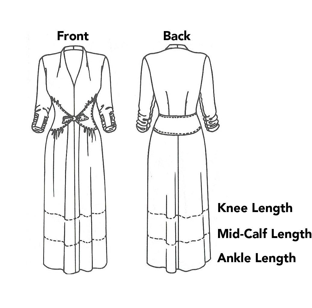 Digital Sewing Pattern - 233 Glamour Girl Dress by Folkwear