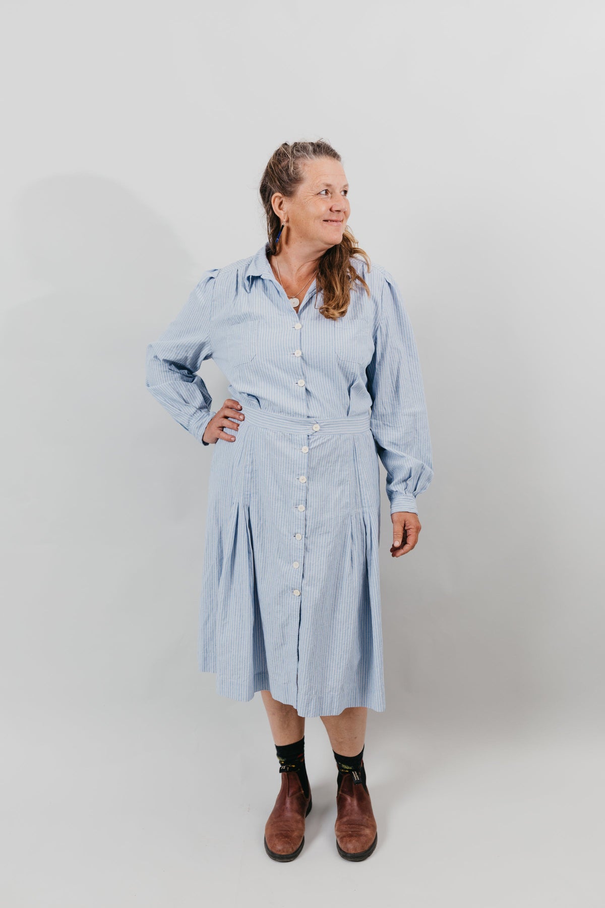 Digital Sewing Pattern - 235 Sporty Forties' Dress by Folkwear