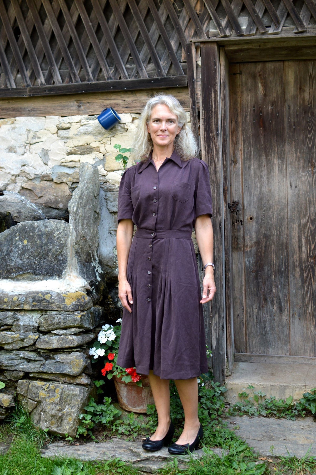 Digital Sewing Pattern - 235 Sporty Forties' Dress by Folkwear