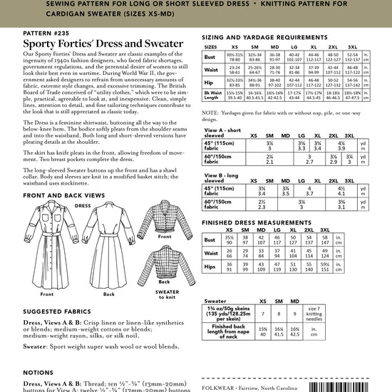 235 Sporty Forties' Dress