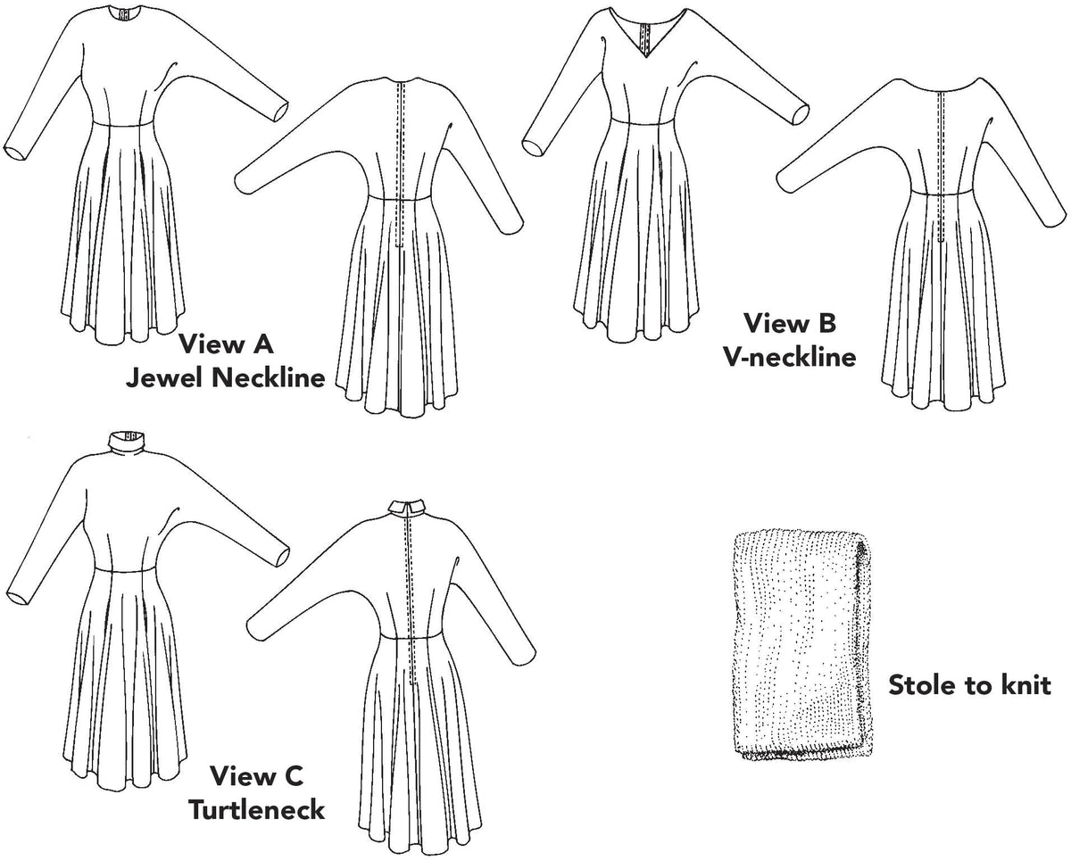 Digital Sewing Pattern - 241 Fifties' Fit and Flair by Folkwear