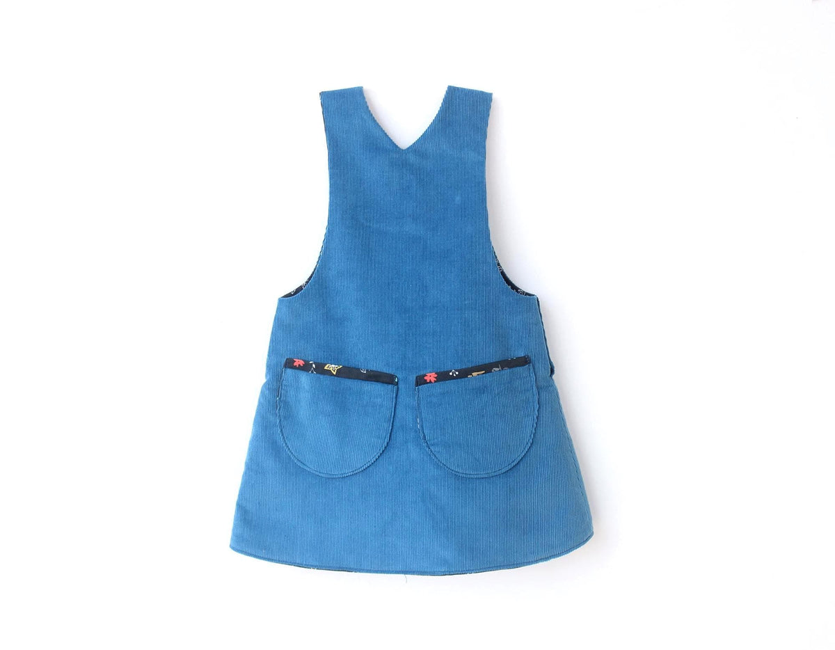 Digital Sewing Pattern - Ahoy Lined Dress & Pinafore Pattern by Puperita