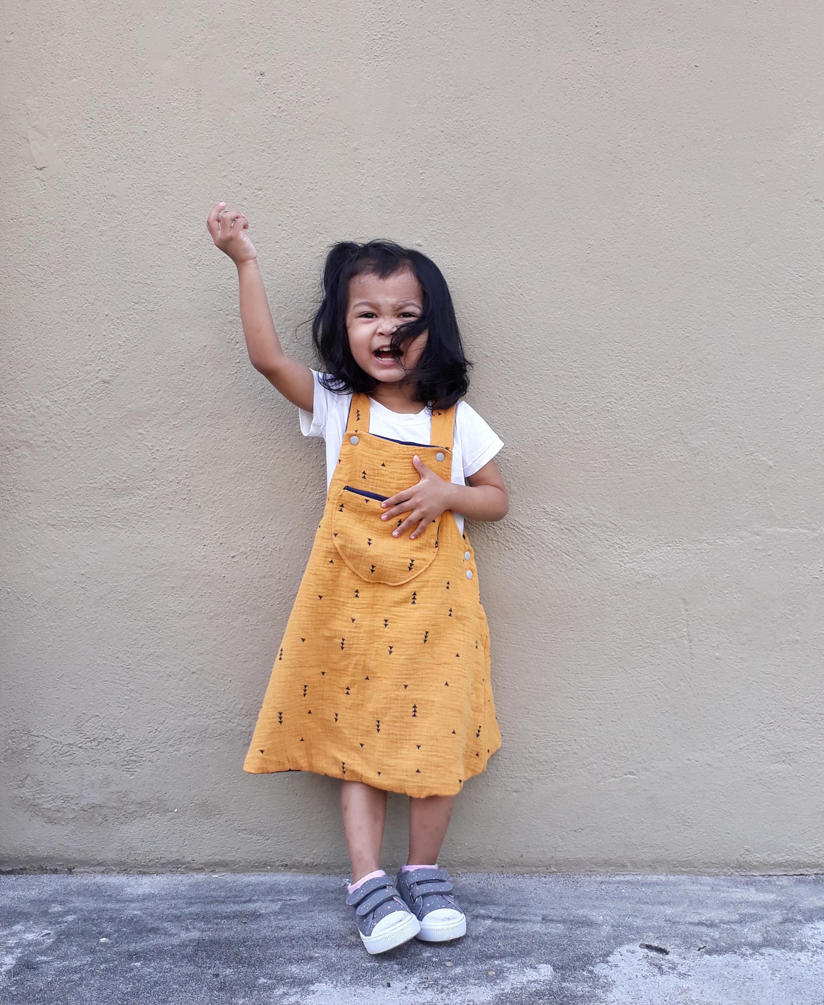 Digital Sewing Pattern - Ahoy Lined Dress & Pinafore Pattern by Puperita