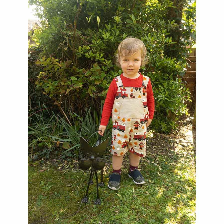 Digital Sewing Pattern - Ahoy Unlined Romper & Pinafore Pattern by Puperita