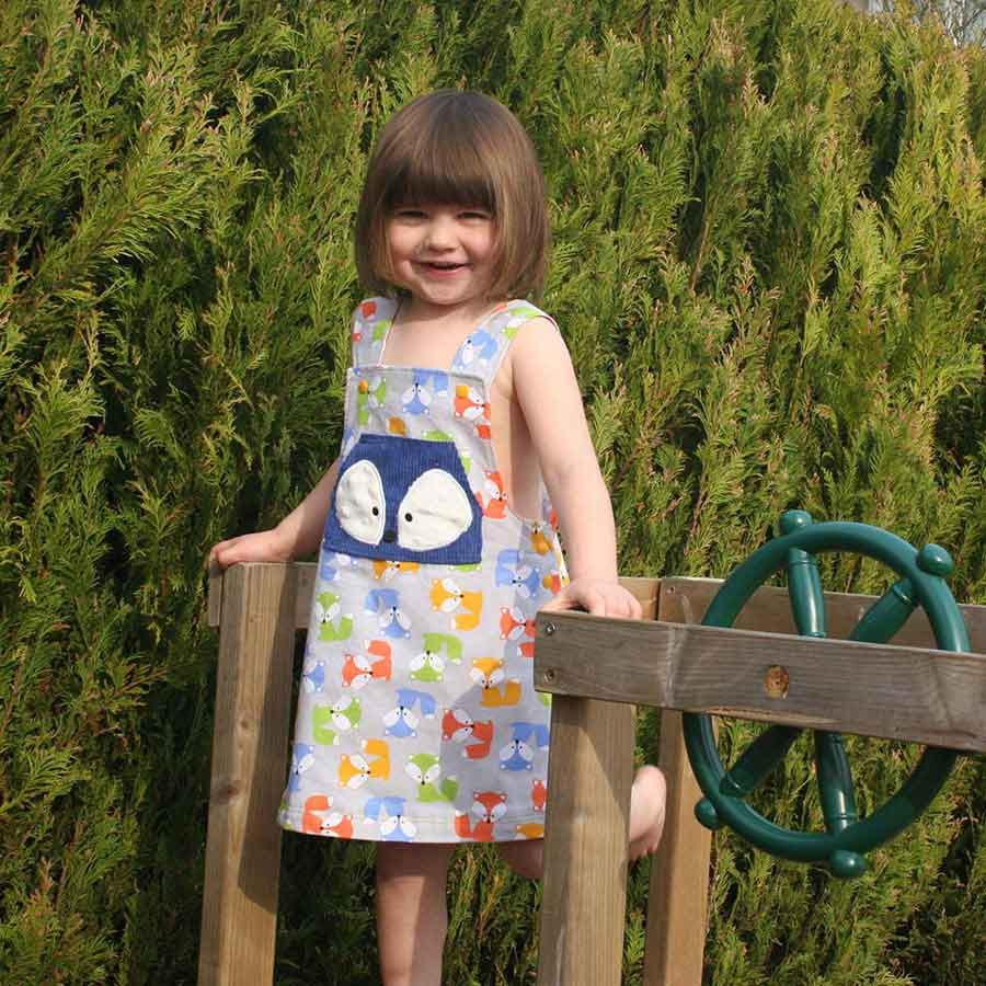Digital Sewing Pattern - Ahoy Unlined Romper & Pinafore Pattern by Puperita