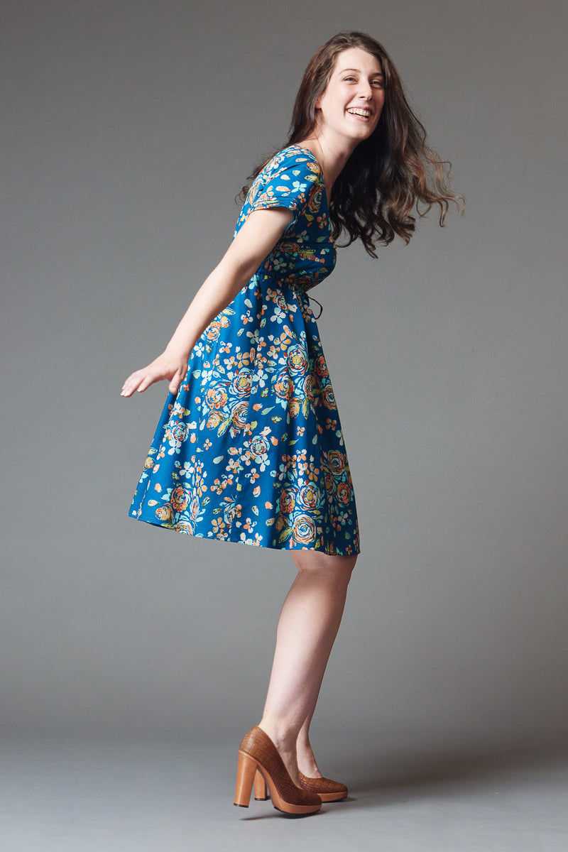 Digital Sewing Pattern - Aubépine Dress Pattern by Deer & Doe