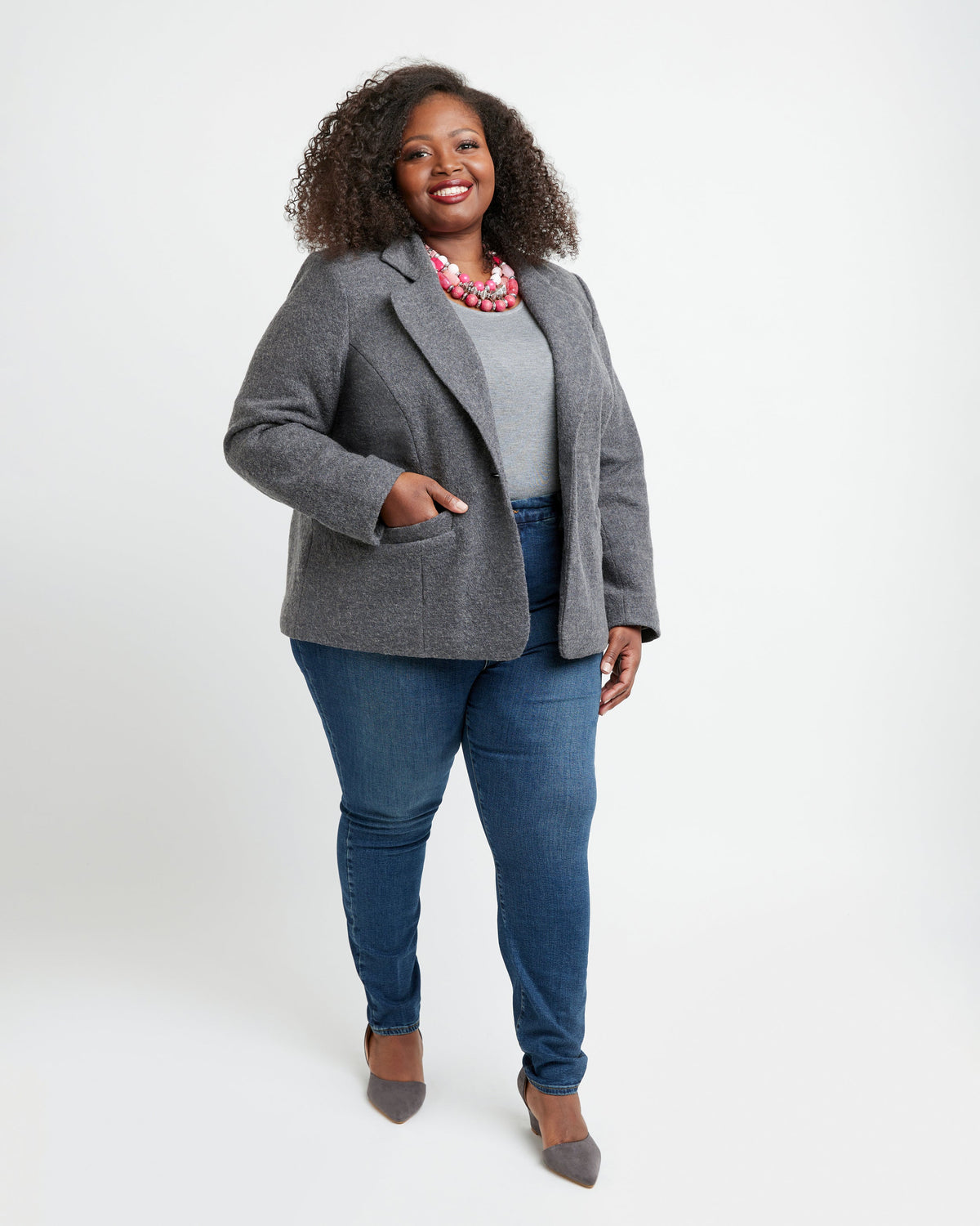 Digital Sewing Pattern - Cashmerette Auburn Blazer PDF pattern by Cashmerette