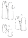 Aylin Wrap Dress + Vest 