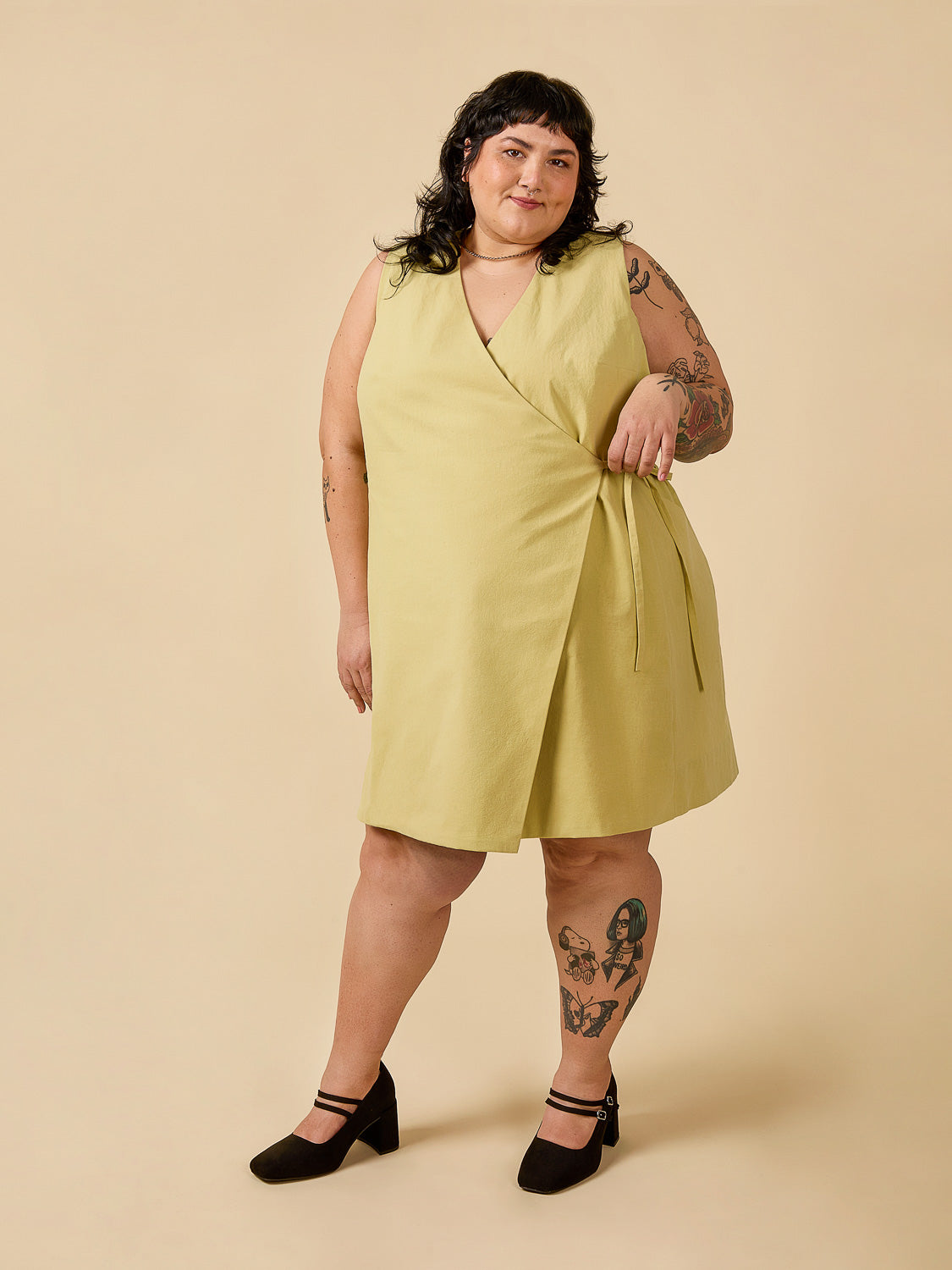 Digital Sewing Pattern - Aylin Wrap Dress + Vest by Closet Core Patterns