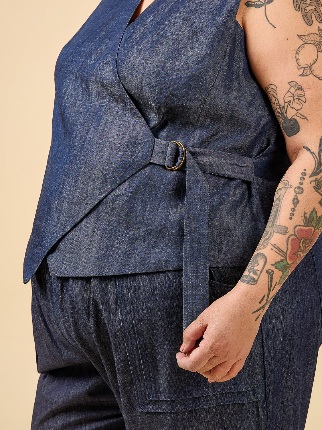 Digital Sewing Pattern - Aylin Wrap Dress + Vest by Closet Core Patterns
