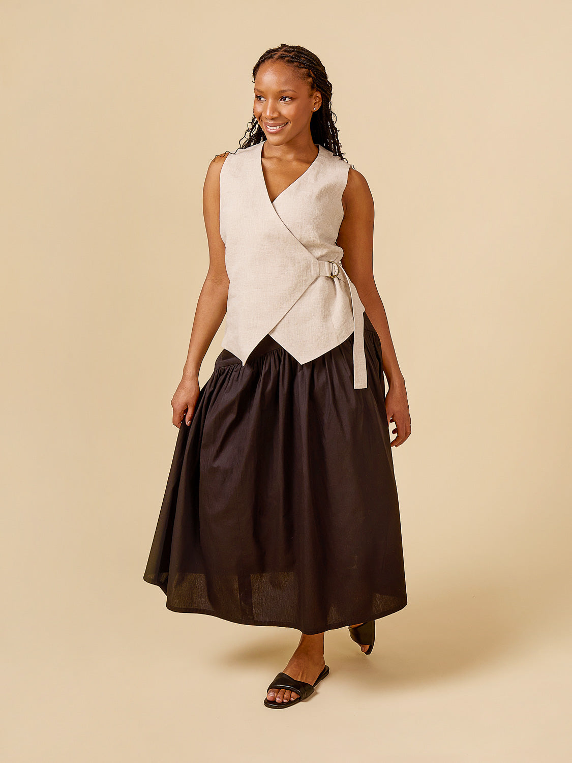 Digital Sewing Pattern - Aylin Wrap Dress + Vest by Closet Core Patterns