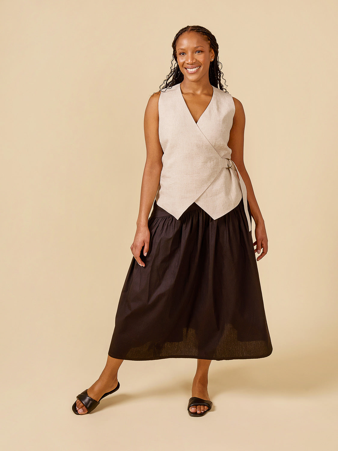 Digital Sewing Pattern - Aylin Wrap Dress + Vest by Closet Core Patterns