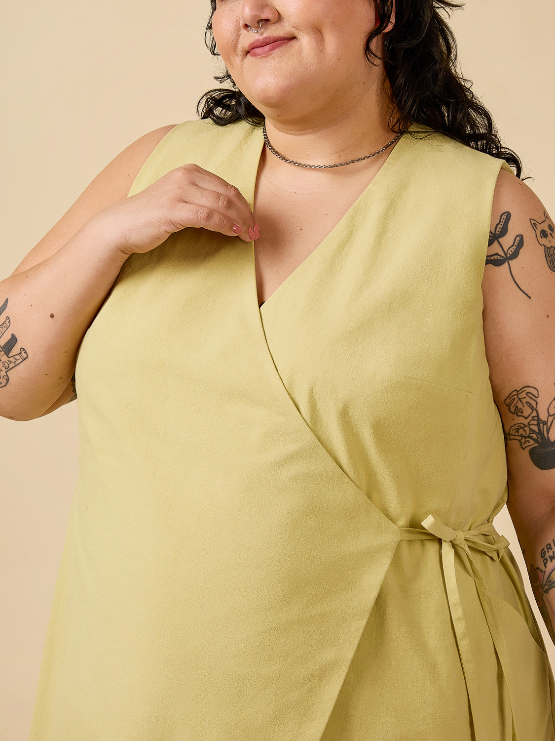 Digital Sewing Pattern - Aylin Wrap Dress + Vest by Closet Core Patterns
