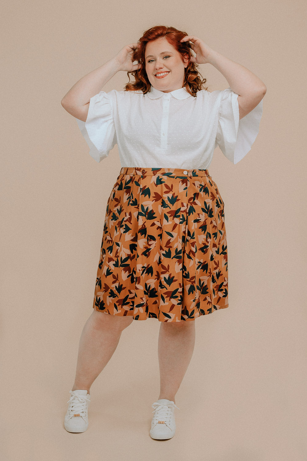 Digital Sewing Pattern - Camelia Blouse Pattern by Deer & Doe