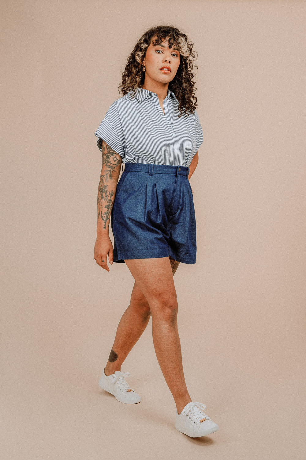 Digital Sewing Pattern - Camelia Blouse Pattern by Deer & Doe