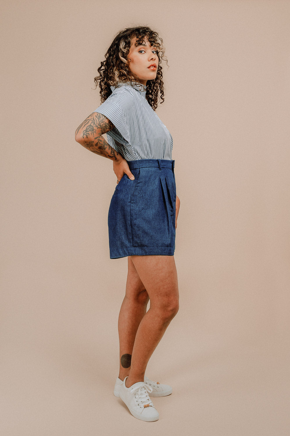 Digital Sewing Pattern - Camelia Blouse Pattern by Deer & Doe