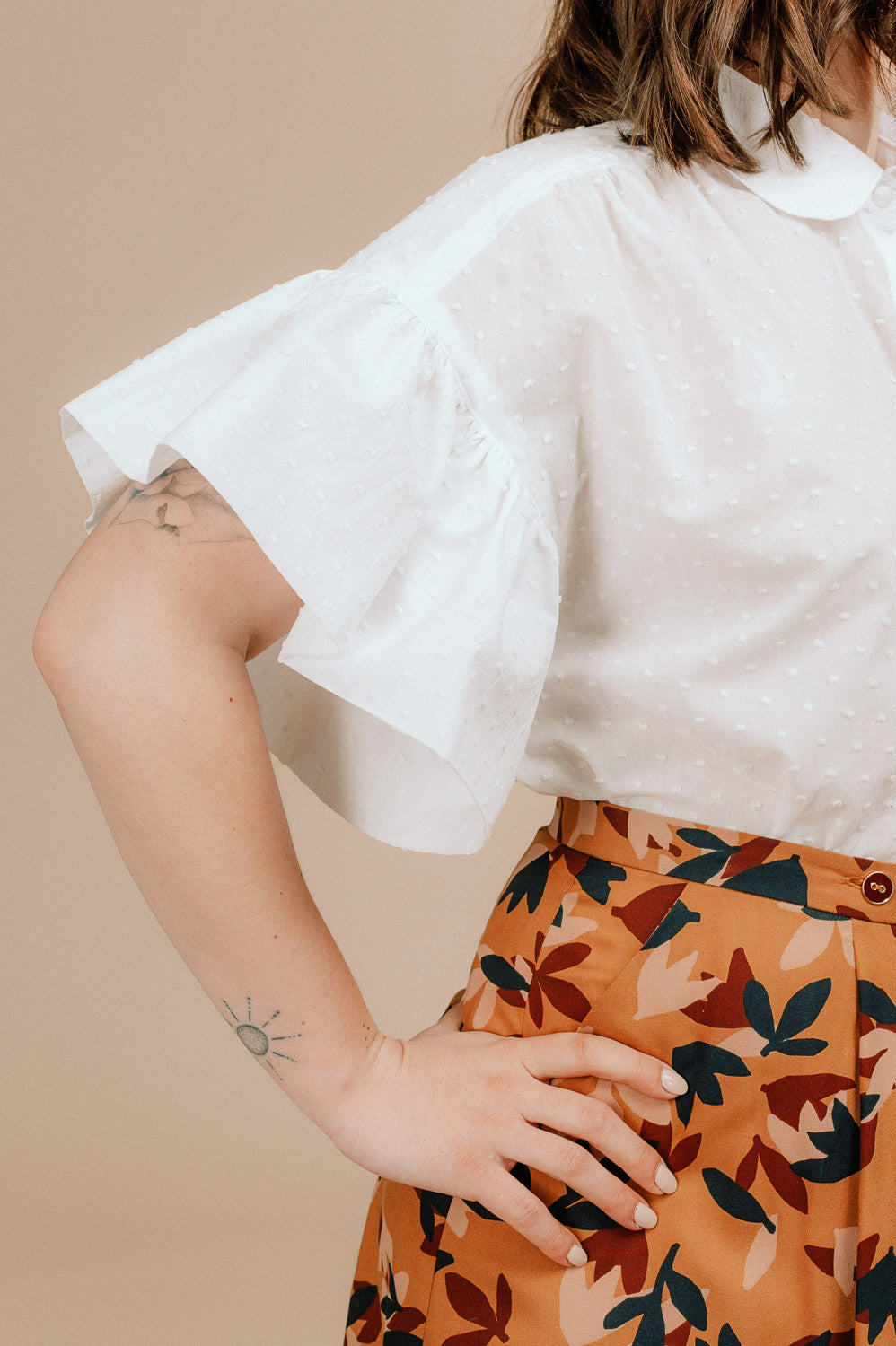 Digital Sewing Pattern - Camelia Blouse Pattern by Deer & Doe
