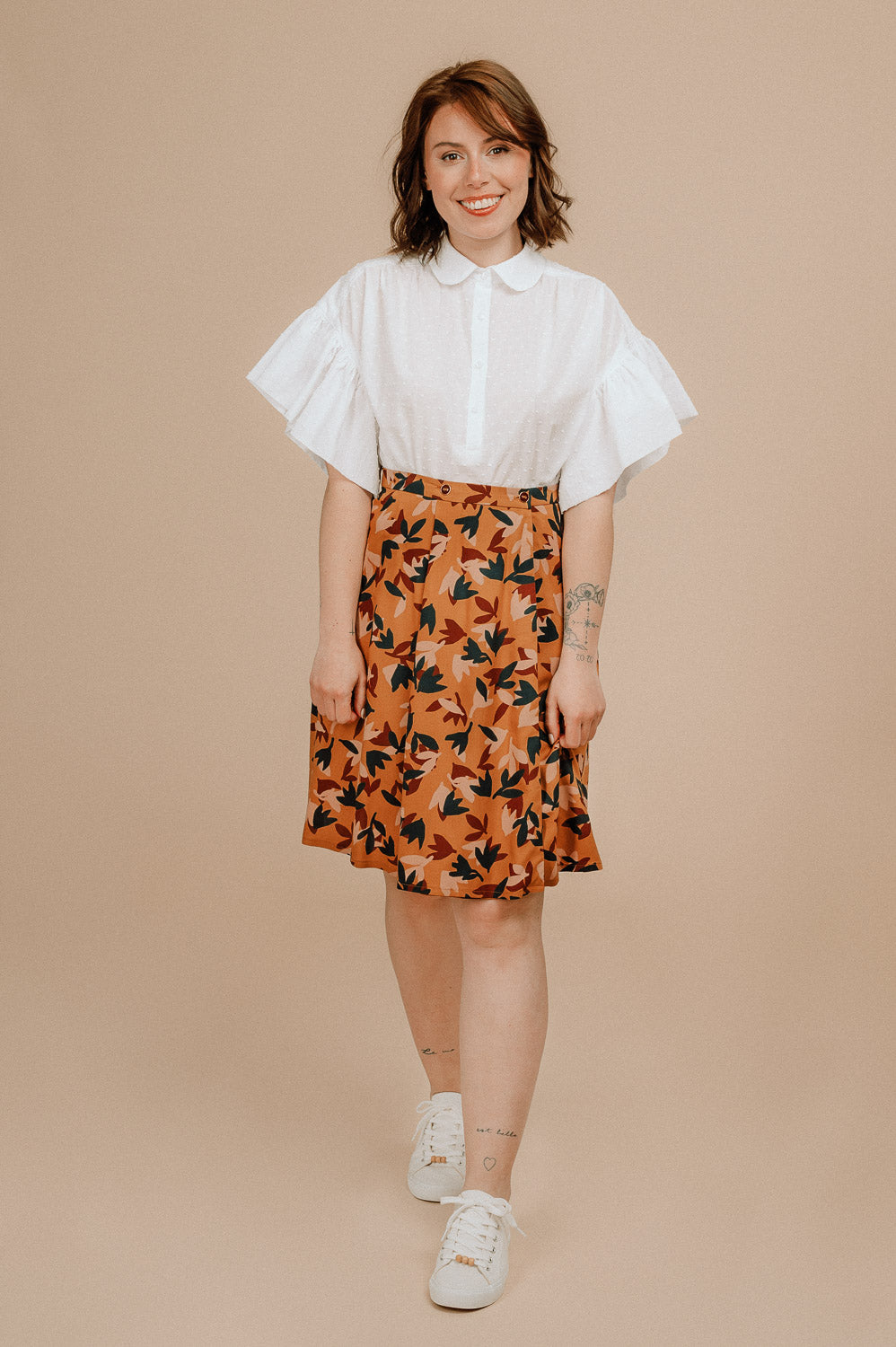 Digital Sewing Pattern - Camelia Blouse Pattern by Deer & Doe