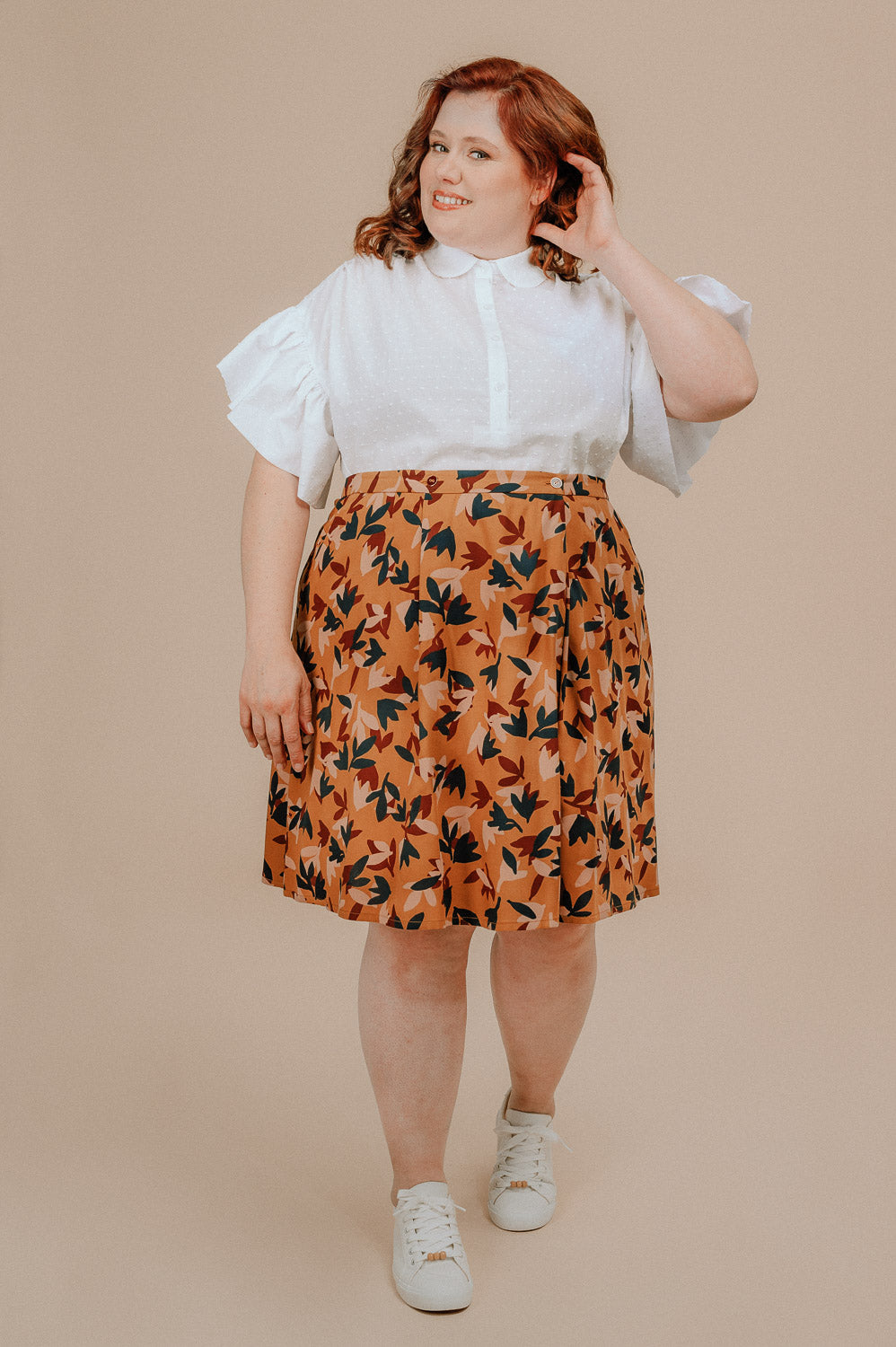 Digital Sewing Pattern - Camelia Blouse Pattern by Deer & Doe