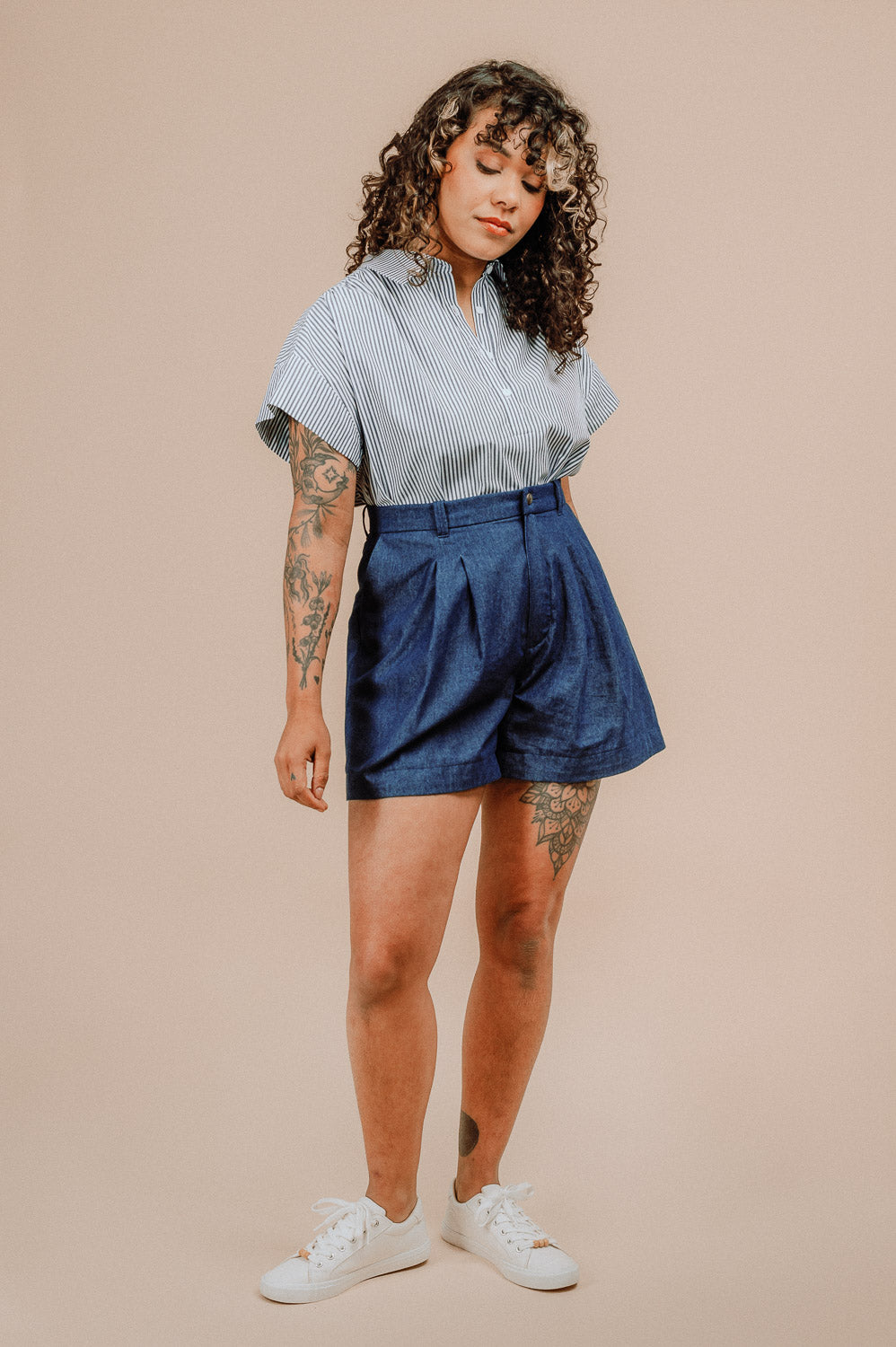 Digital Sewing Pattern - Camelia Blouse Pattern by Deer & Doe