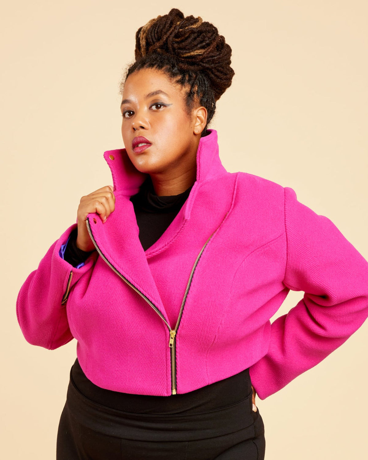Digital Sewing Pattern - Cashmerette Canton Moto Jacket PDF pattern by Cashmerette