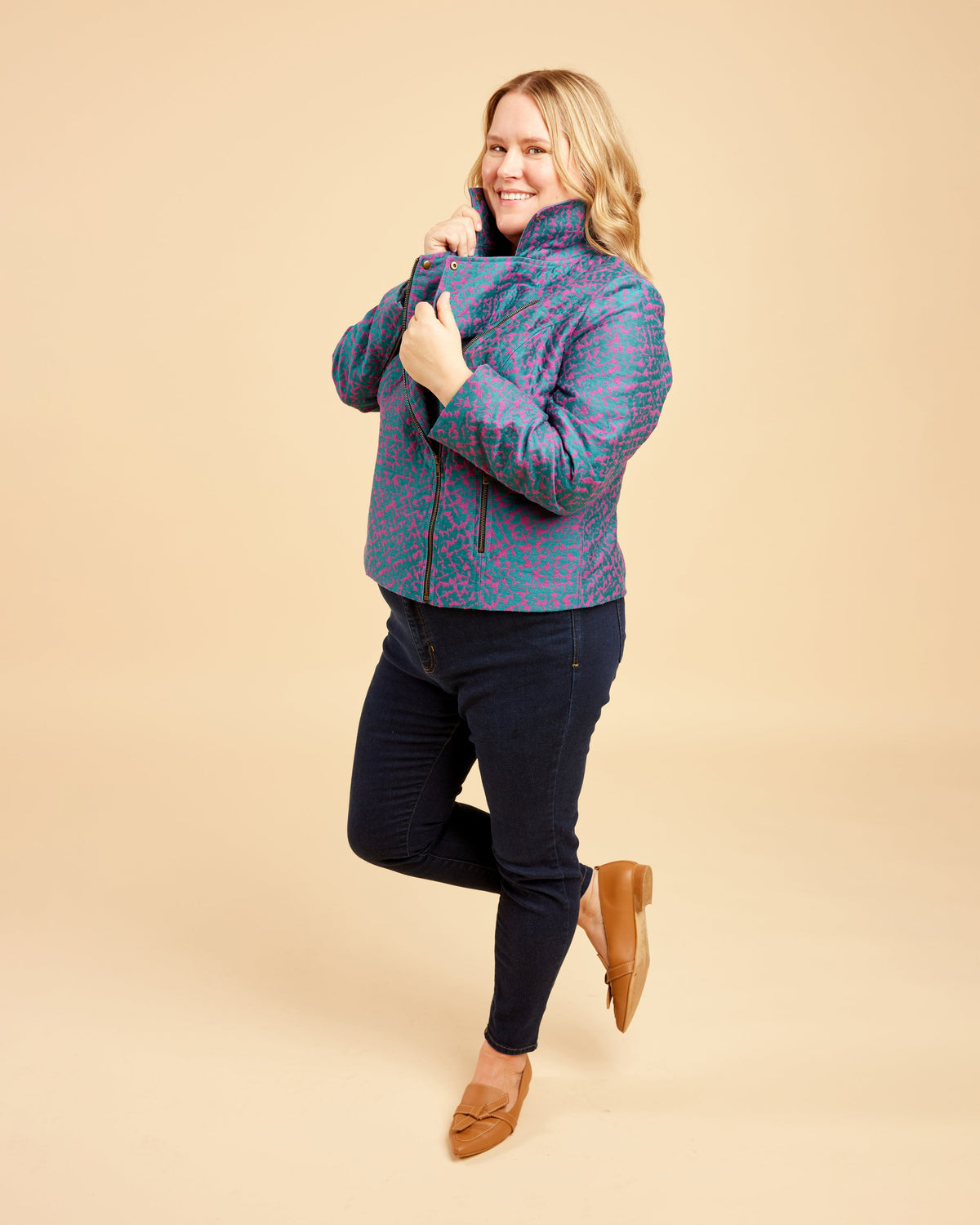 Digital Sewing Pattern - Cashmerette Canton Moto Jacket PDF pattern by Cashmerette