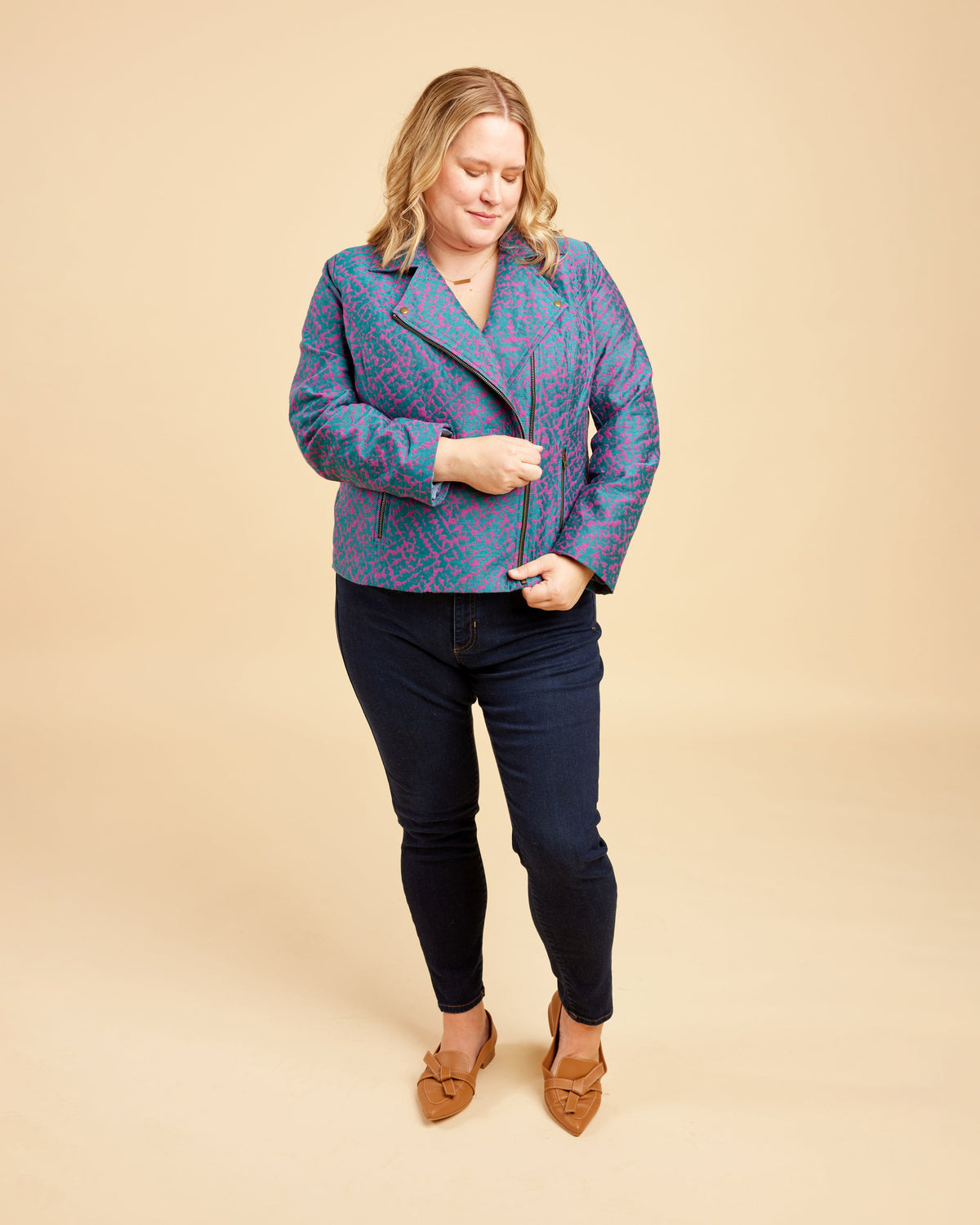 Digital Sewing Pattern - Cashmerette Canton Moto Jacket PDF pattern by Cashmerette