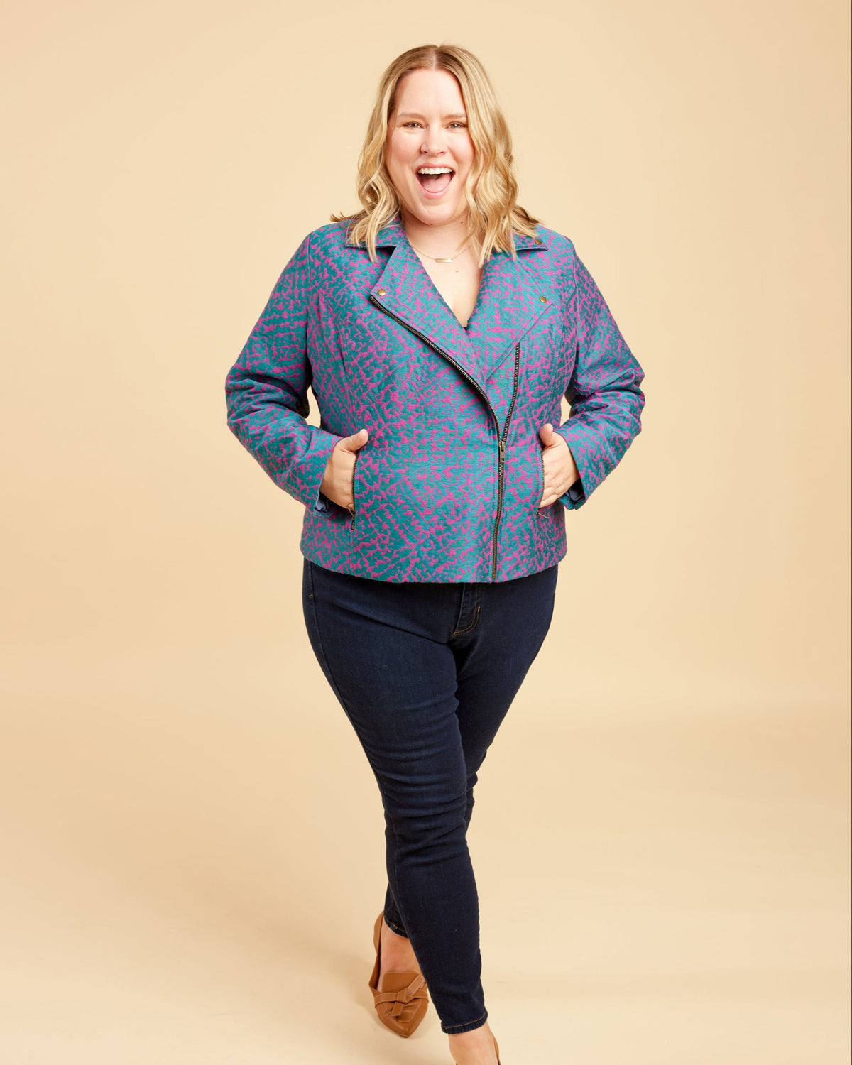 Digital Sewing Pattern - Cashmerette Canton Moto Jacket PDF pattern by Cashmerette