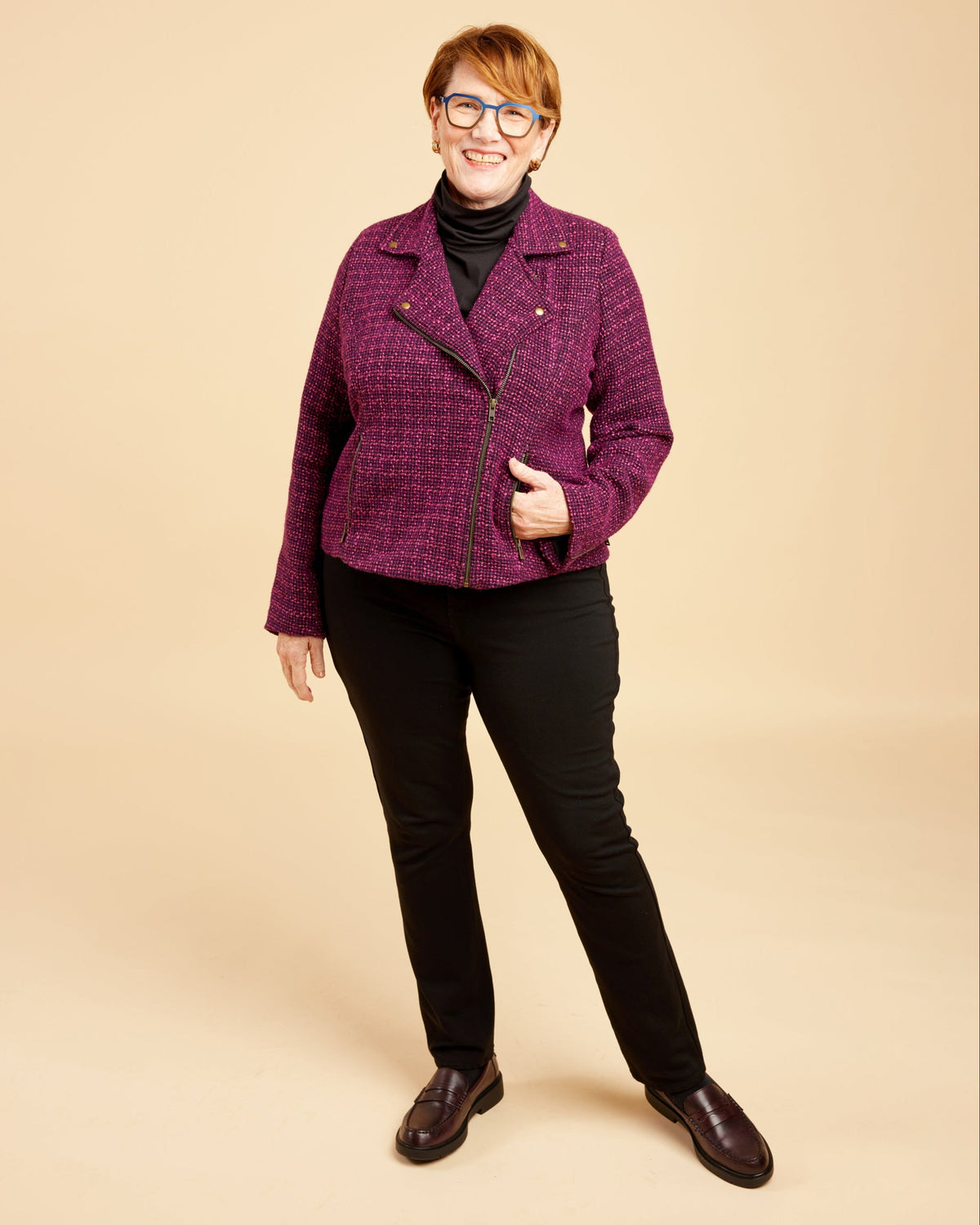 Digital Sewing Pattern - Cashmerette Canton Moto Jacket PDF pattern by Cashmerette