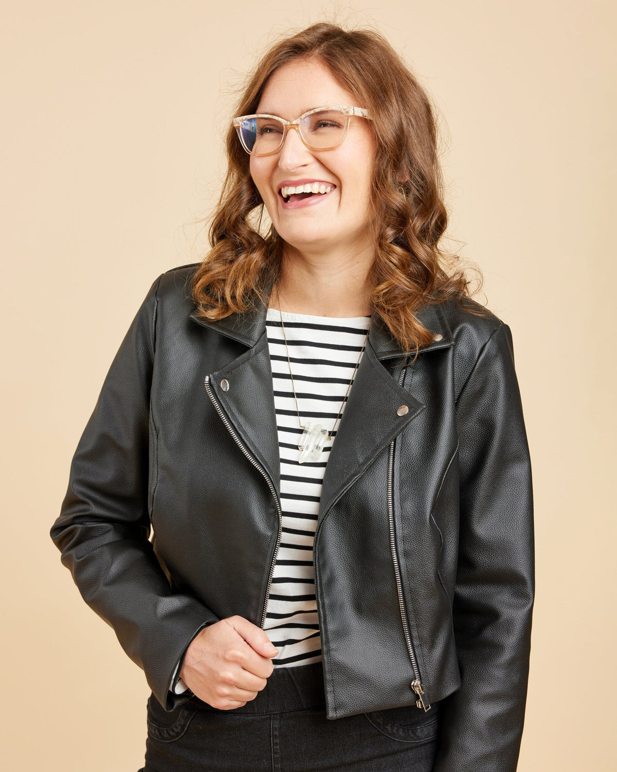 Digital Sewing Pattern - Cashmerette Canton Moto Jacket PDF pattern by Cashmerette