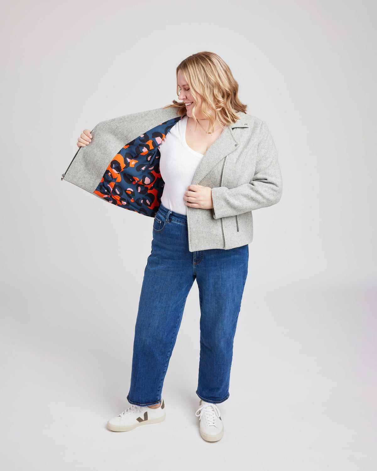 Digital Sewing Pattern - Cashmerette Canton Moto Jacket PDF pattern by Cashmerette