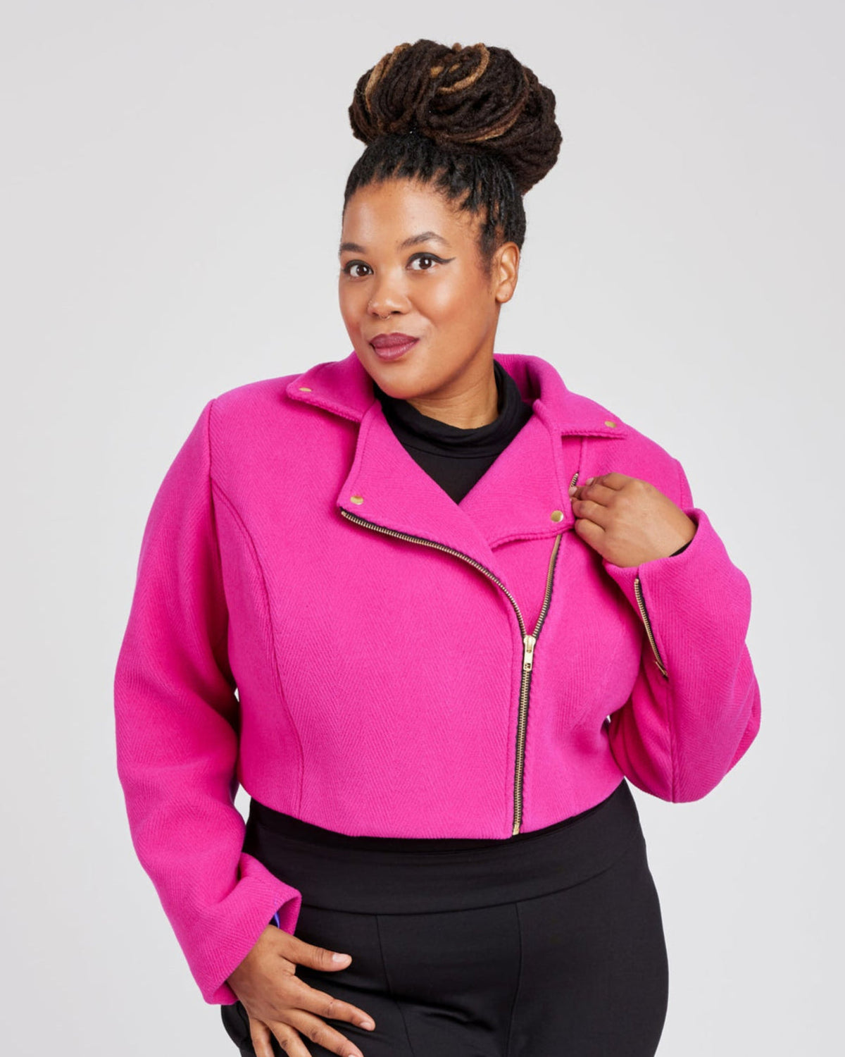 Digital Sewing Pattern - Cashmerette Canton Moto Jacket PDF pattern by Cashmerette
