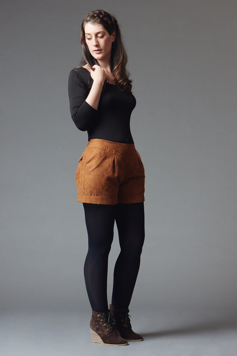 Digital Sewing Pattern - Chataigne Shorts Pattern by Deer & Doe