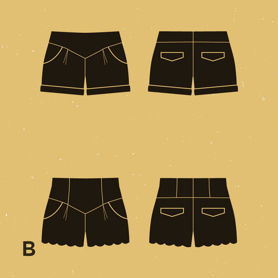 Chataigne Shorts Pattern