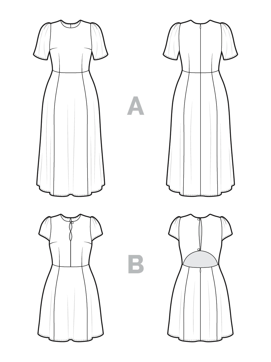 Digital Sewing Pattern - Eleanor Dress by Deer & Doe