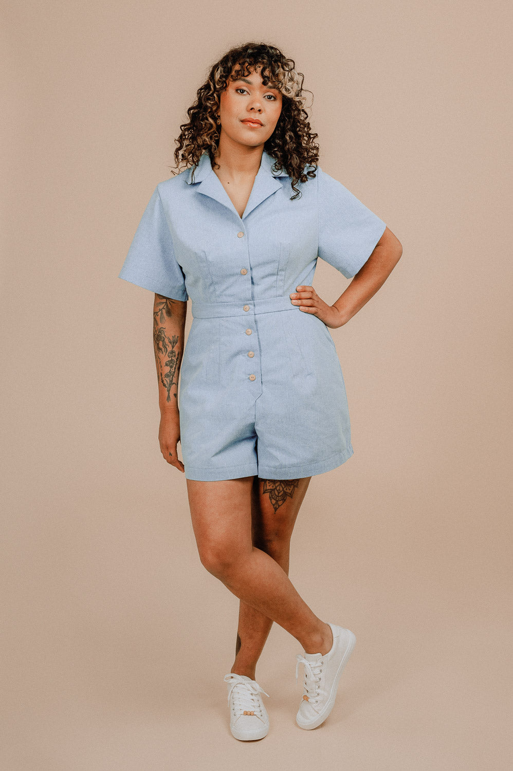 Digital Sewing Pattern - Eucalyptus Jumpsuit Pattern by Deer & Doe
