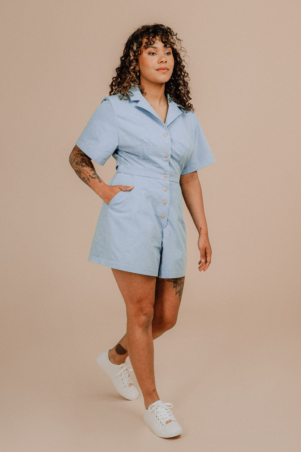 Digital Sewing Pattern - Eucalyptus Jumpsuit Pattern by Deer & Doe