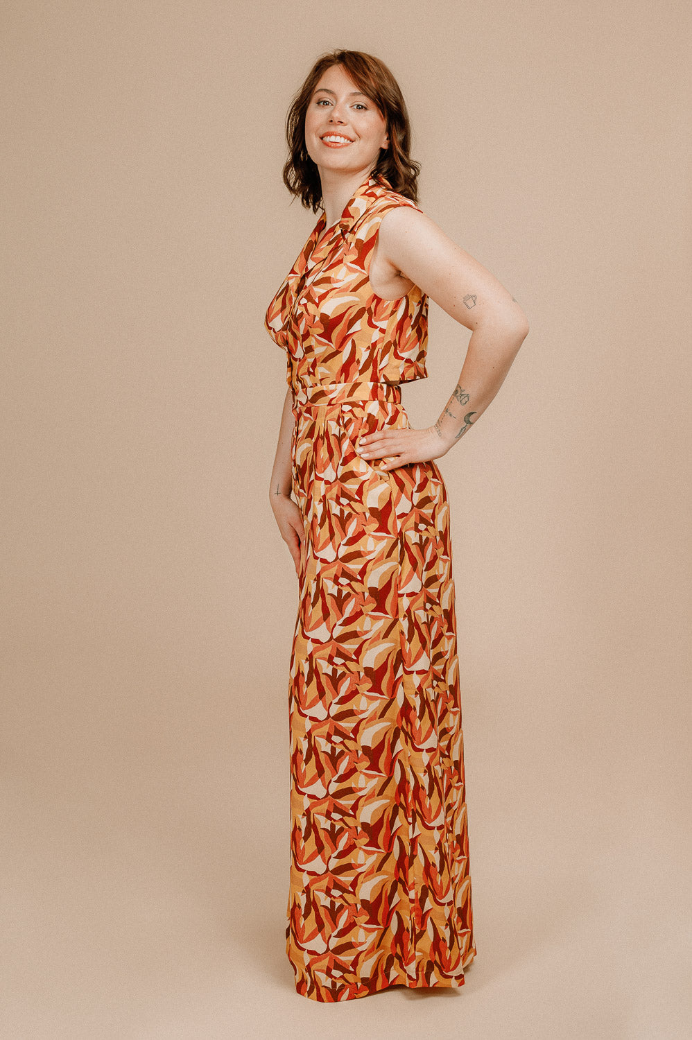 Digital Sewing Pattern - Eucalyptus Jumpsuit Pattern by Deer & Doe