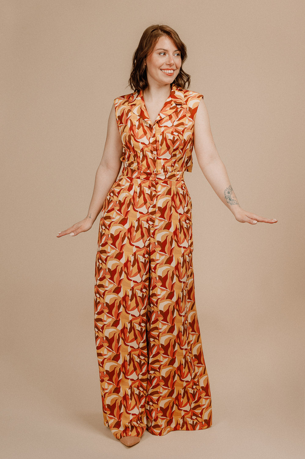 Digital Sewing Pattern - Eucalyptus Jumpsuit Pattern by Deer & Doe