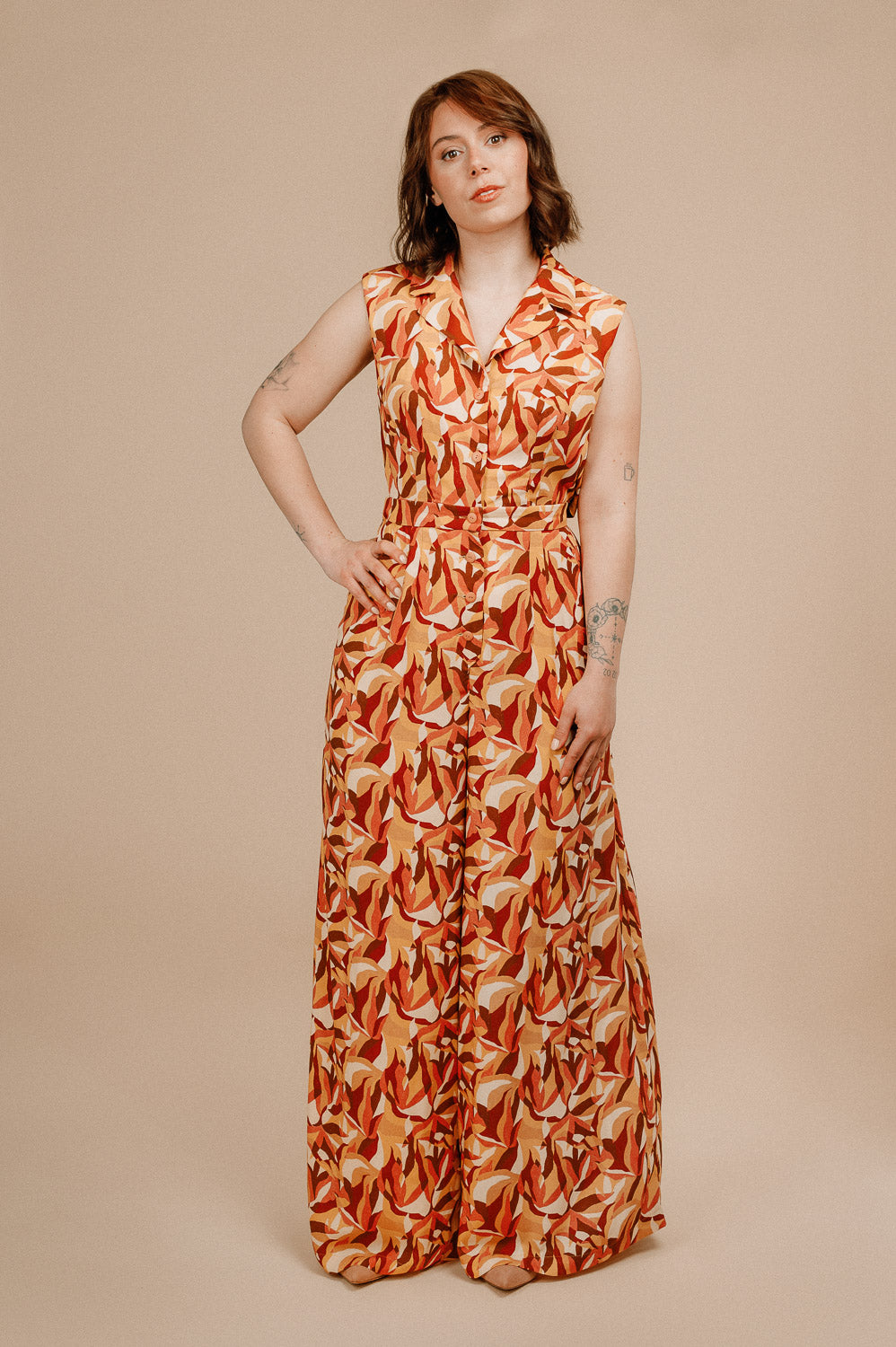 Digital Sewing Pattern - Eucalyptus Jumpsuit Pattern by Deer & Doe