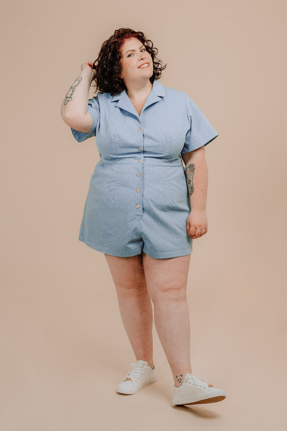 Digital Sewing Pattern - Eucalyptus Jumpsuit Pattern by Deer & Doe