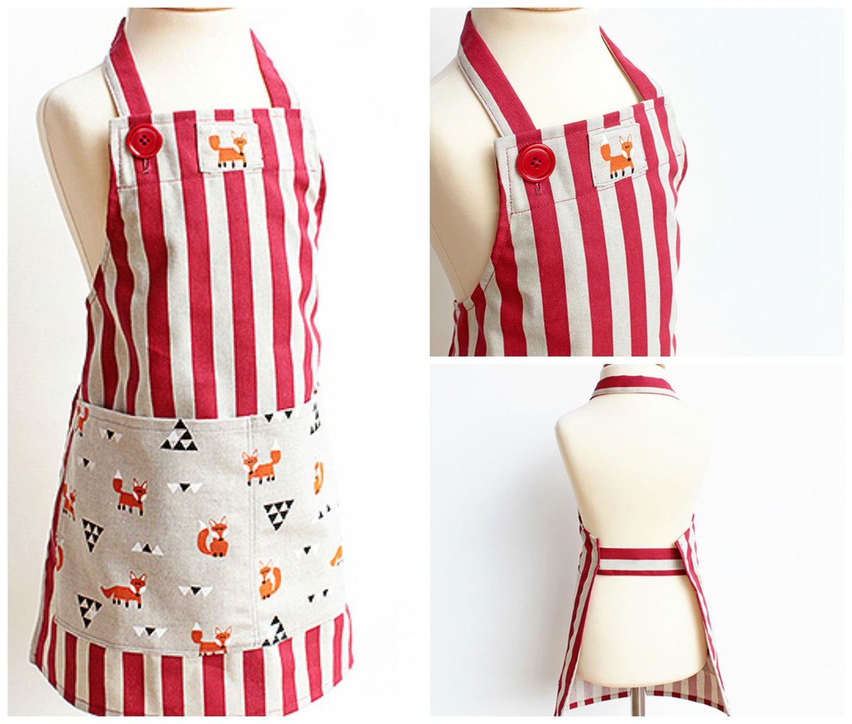 Digital Sewing Pattern - Foxy Apron Smock Pattern by Puperita