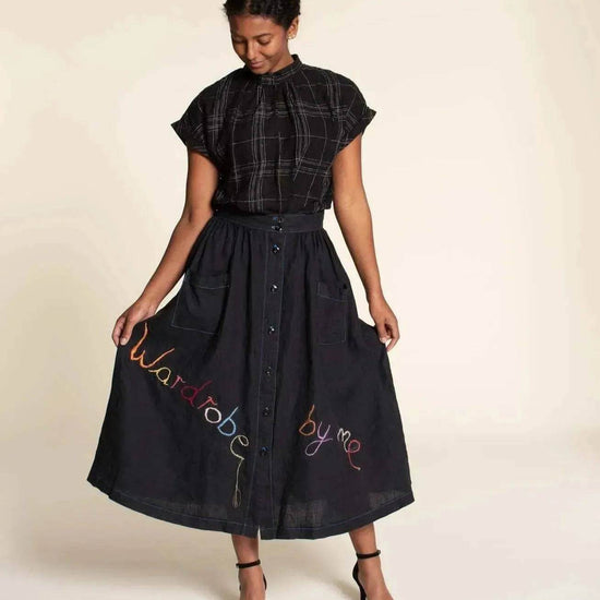 Front Button Skirt Pattern Wardrobe By Me