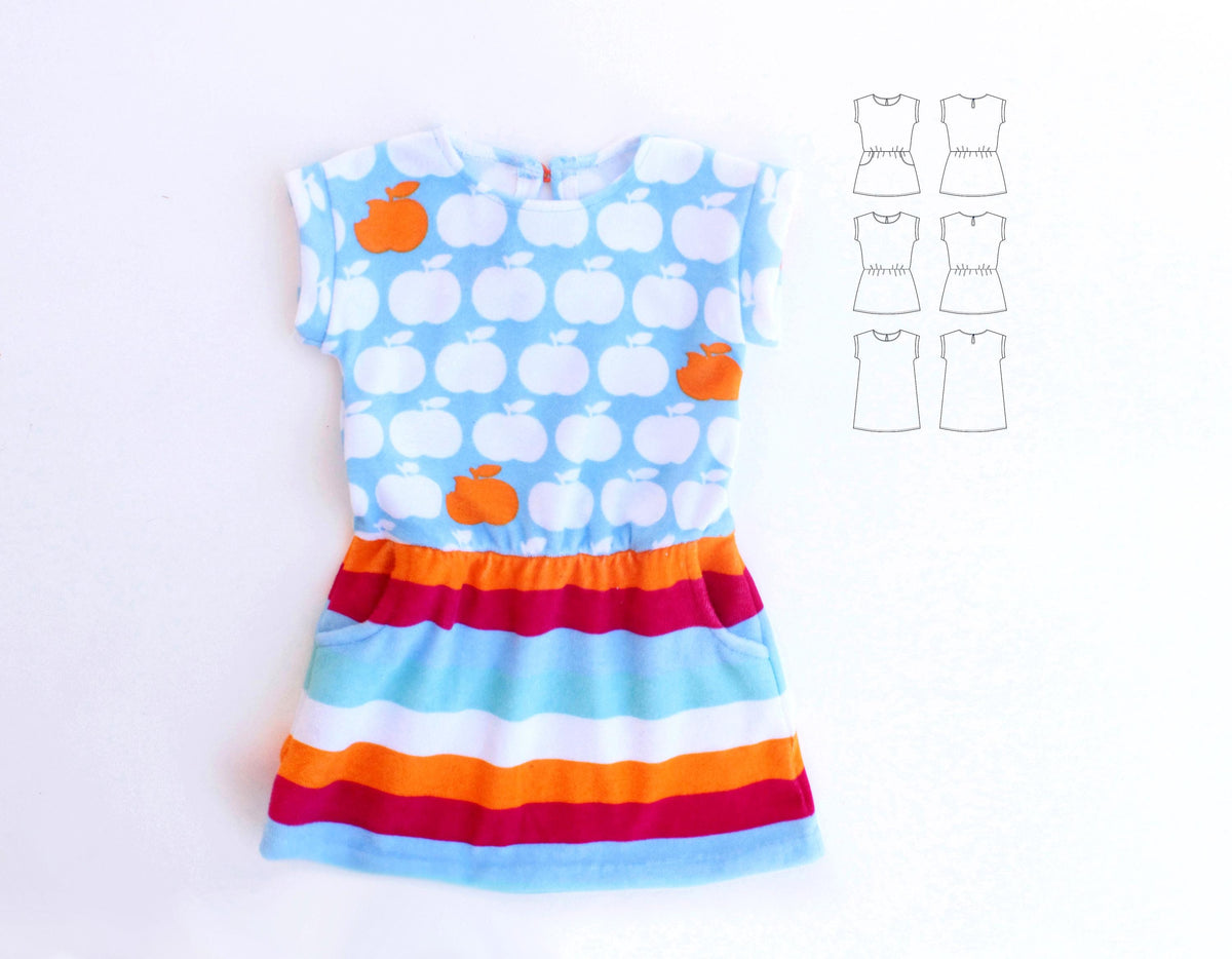 Digital Sewing Pattern - Fruity Fun Dress Pattern by Puperita