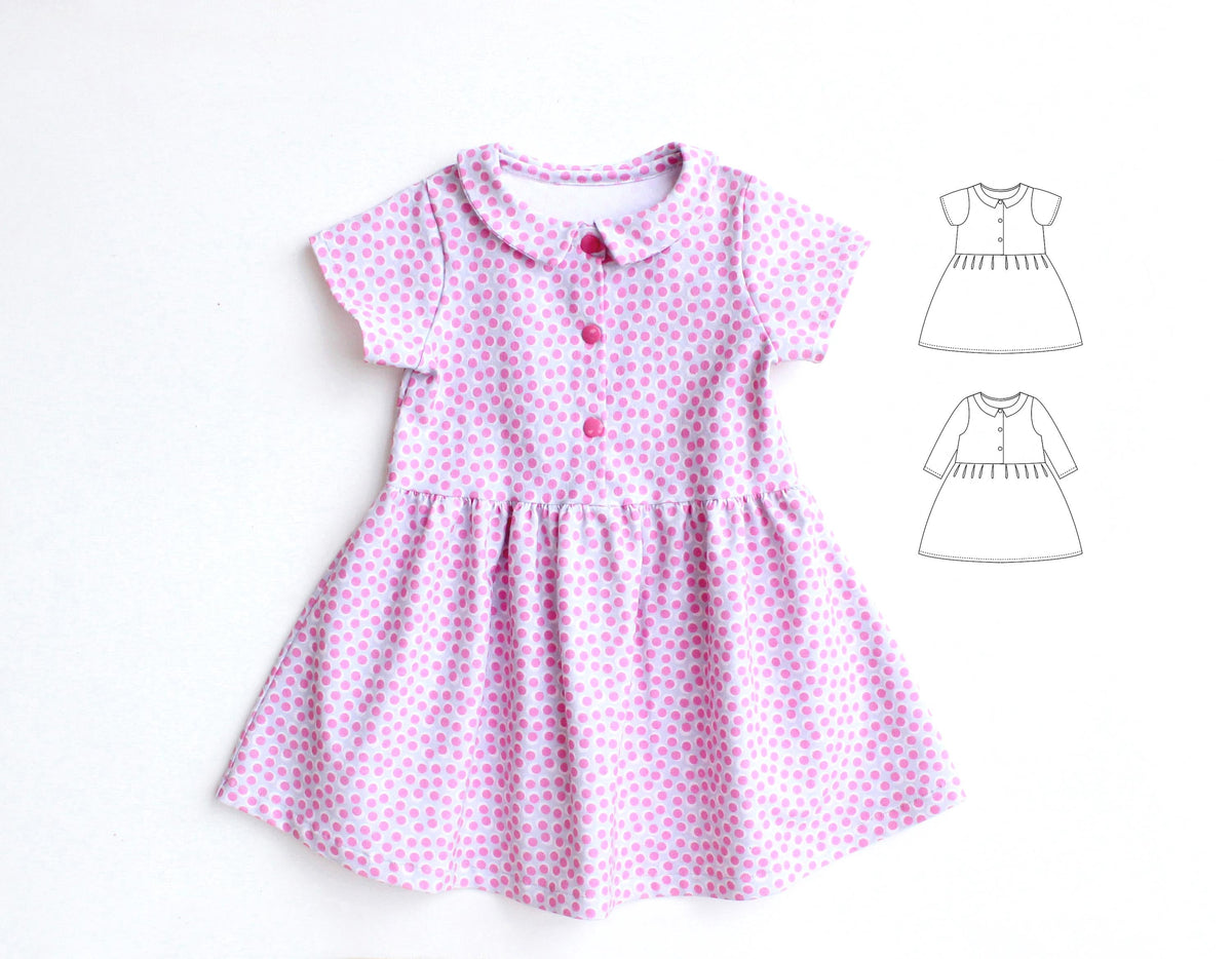 Digital Sewing Pattern - Greta Dress Pattern by Puperita