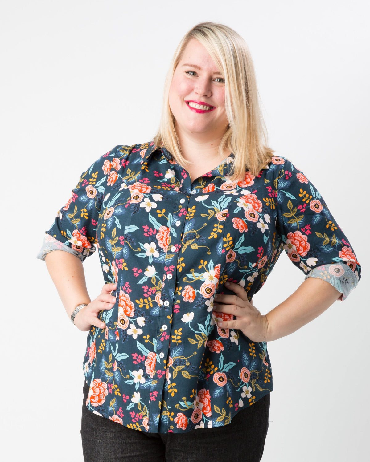 Digital Sewing Pattern - Cashmerette Harrison Shirt PDF pattern by Cashmerette