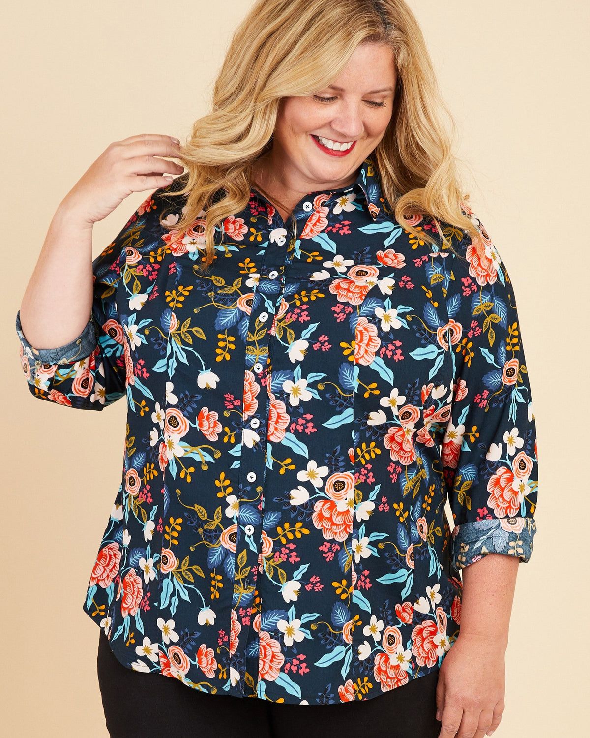 Digital Sewing Pattern - Cashmerette Harrison Shirt PDF pattern by Cashmerette
