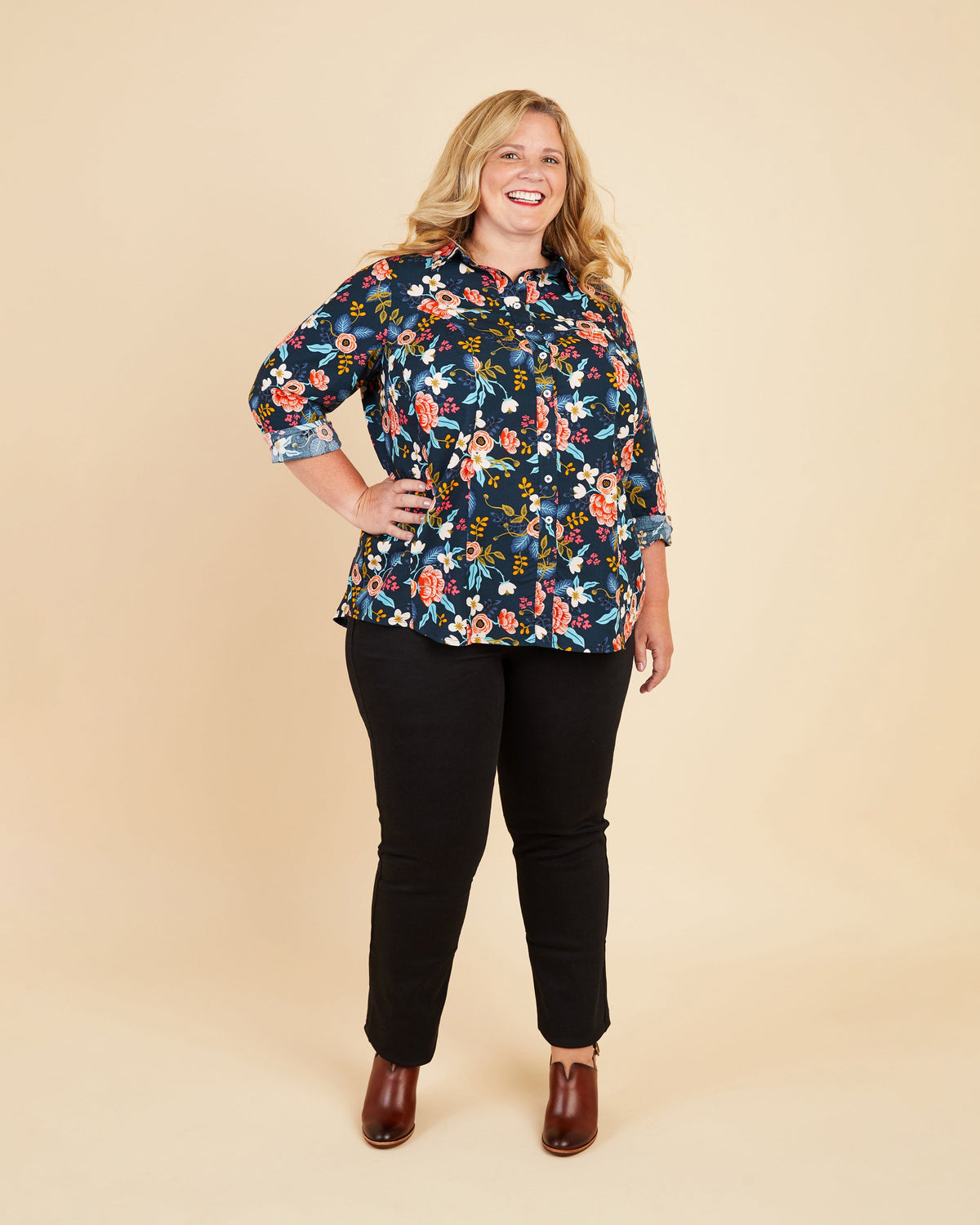 Digital Sewing Pattern - Cashmerette Harrison Shirt PDF pattern by Cashmerette
