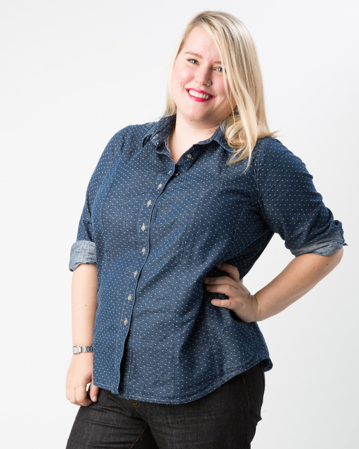 Digital Sewing Pattern - Cashmerette Harrison Shirt PDF pattern by Cashmerette