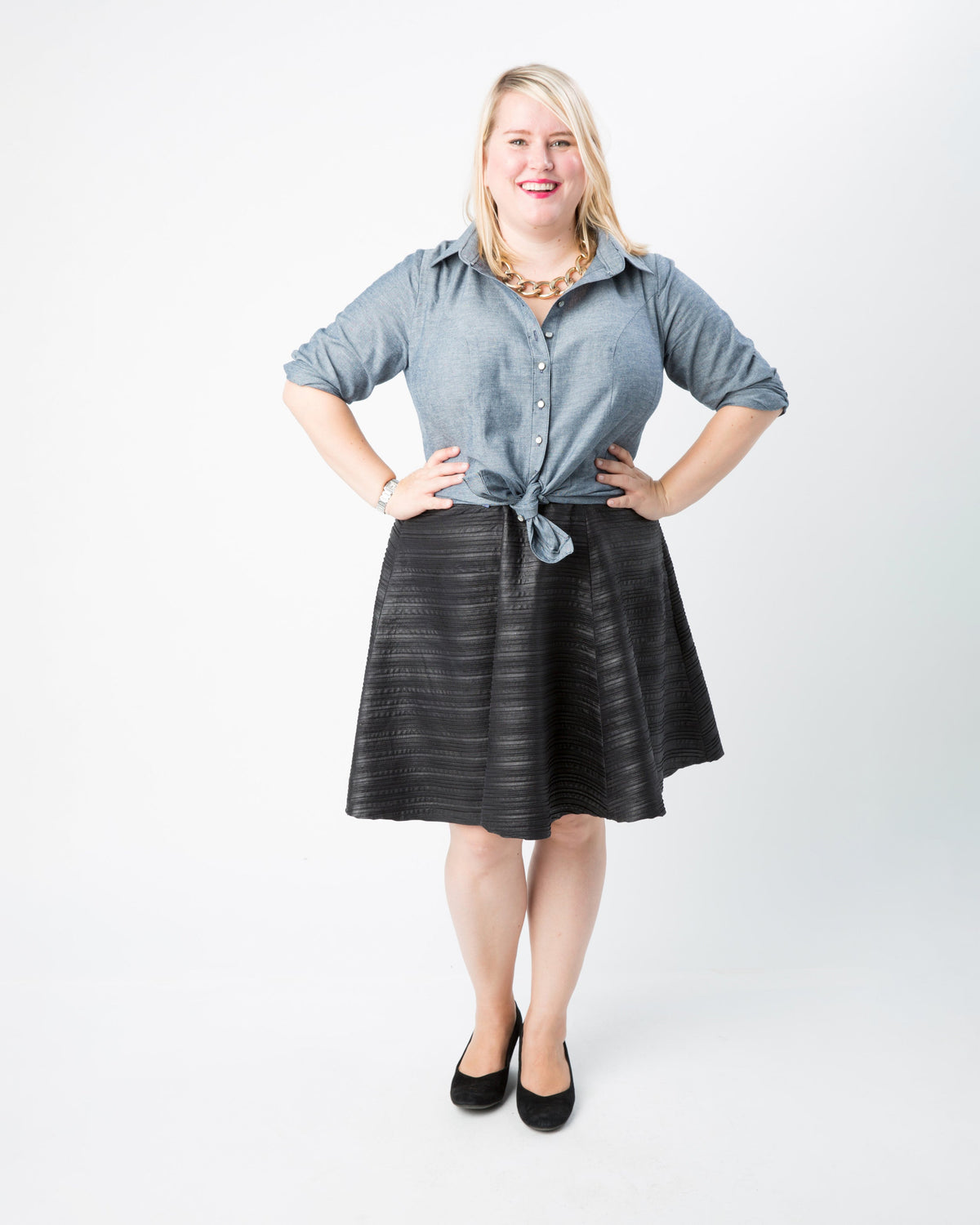 Digital Sewing Pattern - Cashmerette Harrison Shirt PDF pattern by Cashmerette